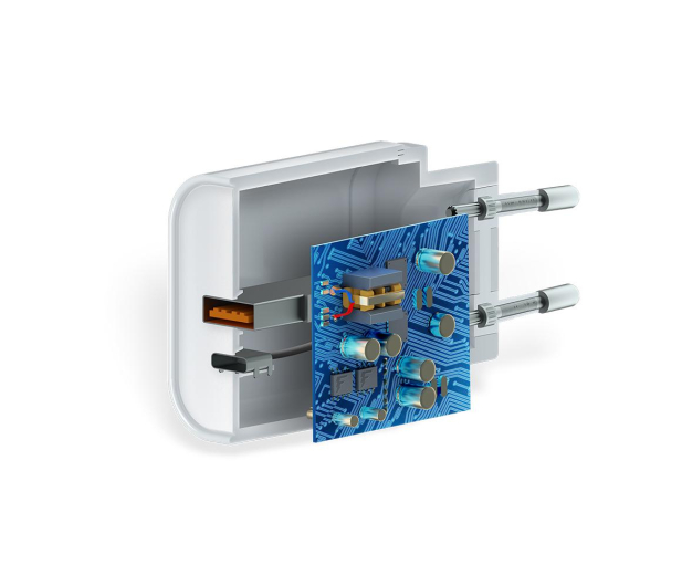 FOREVER CORE 1xUSB CQ 3.0 18 W biała - 1380774 - zdjęcie 2